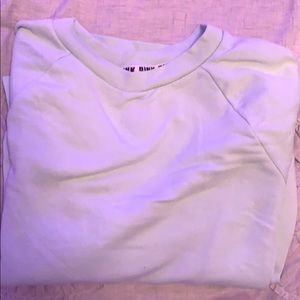 Pink oversized crew neck